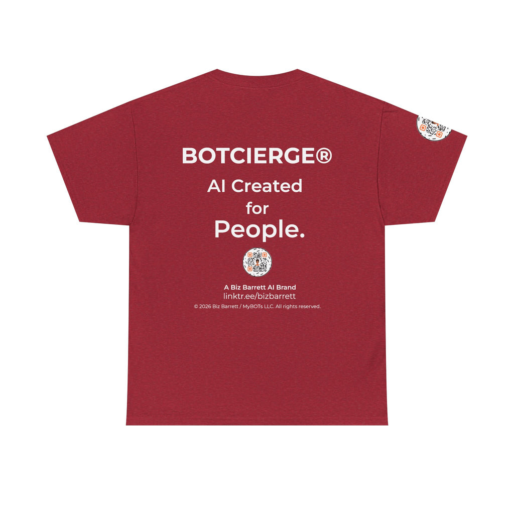 Unisex Music BOT Heavy Cotton Tee (Dark Edition with White Print)