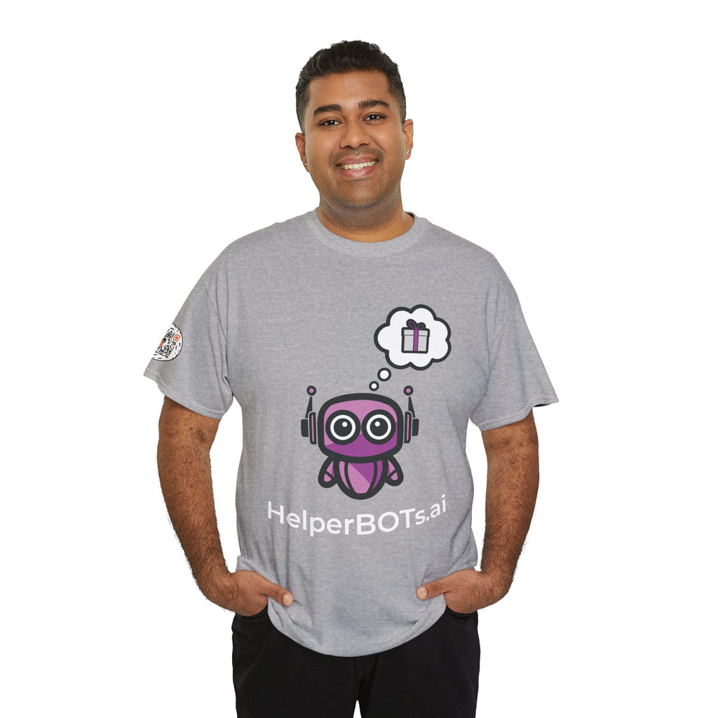 Unisex Love and Relationships BOT Heavy Cotton Tee (Dark Edition with White Print)