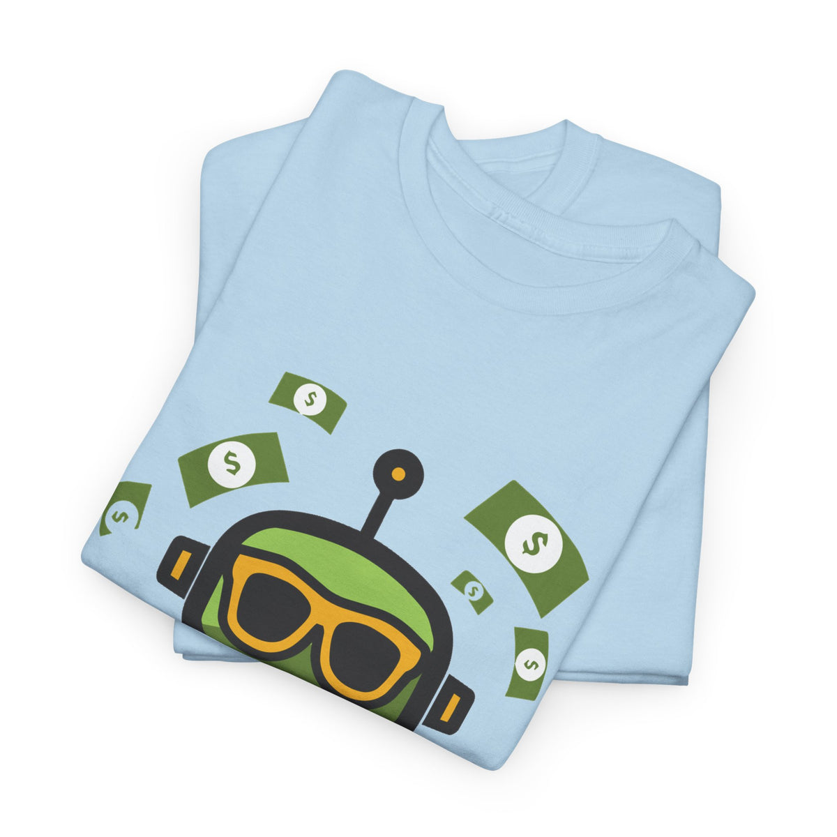 Unisex Financial BOT Heavy Cotton Tee (Light Edition with Gold Print)