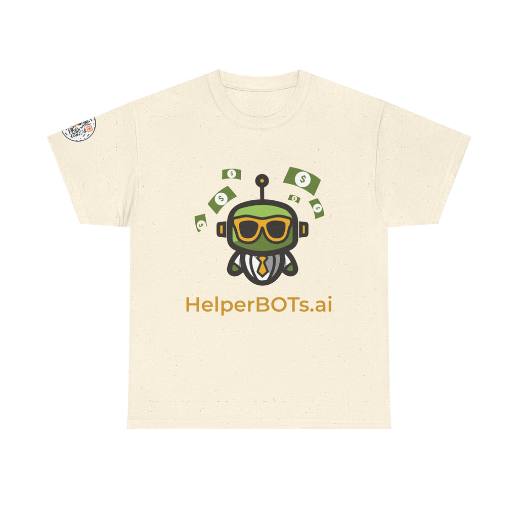 Unisex Financial BOT Heavy Cotton Tee (Dark Edition with Gold Print)