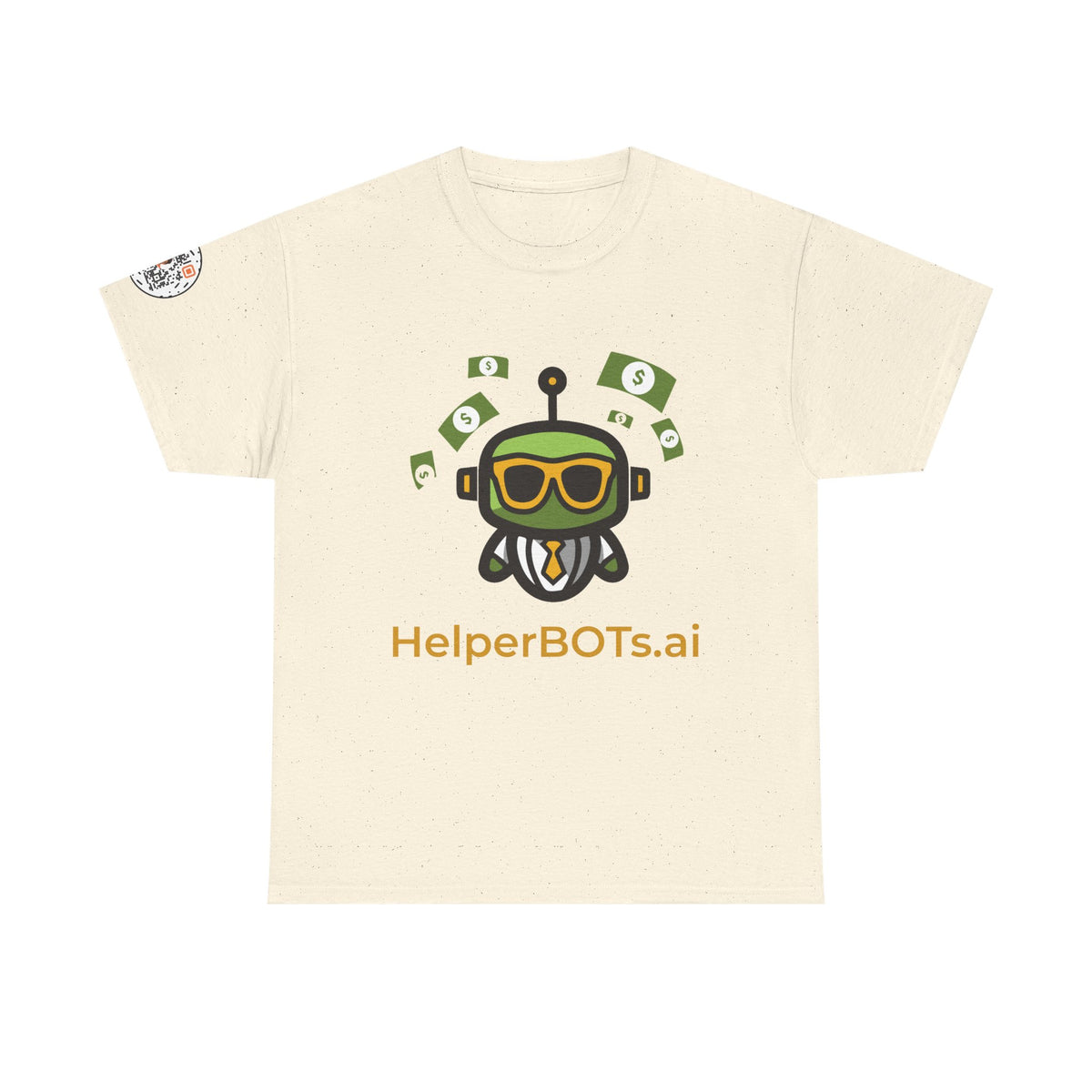 Unisex Financial BOT Heavy Cotton Tee (Dark Edition with Gold Print)