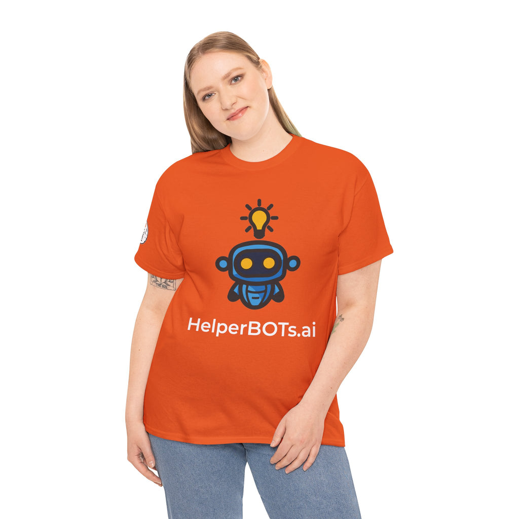 Unisex Personal Development BOT Heavy Cotton Tee (Dark Edition with White Print)