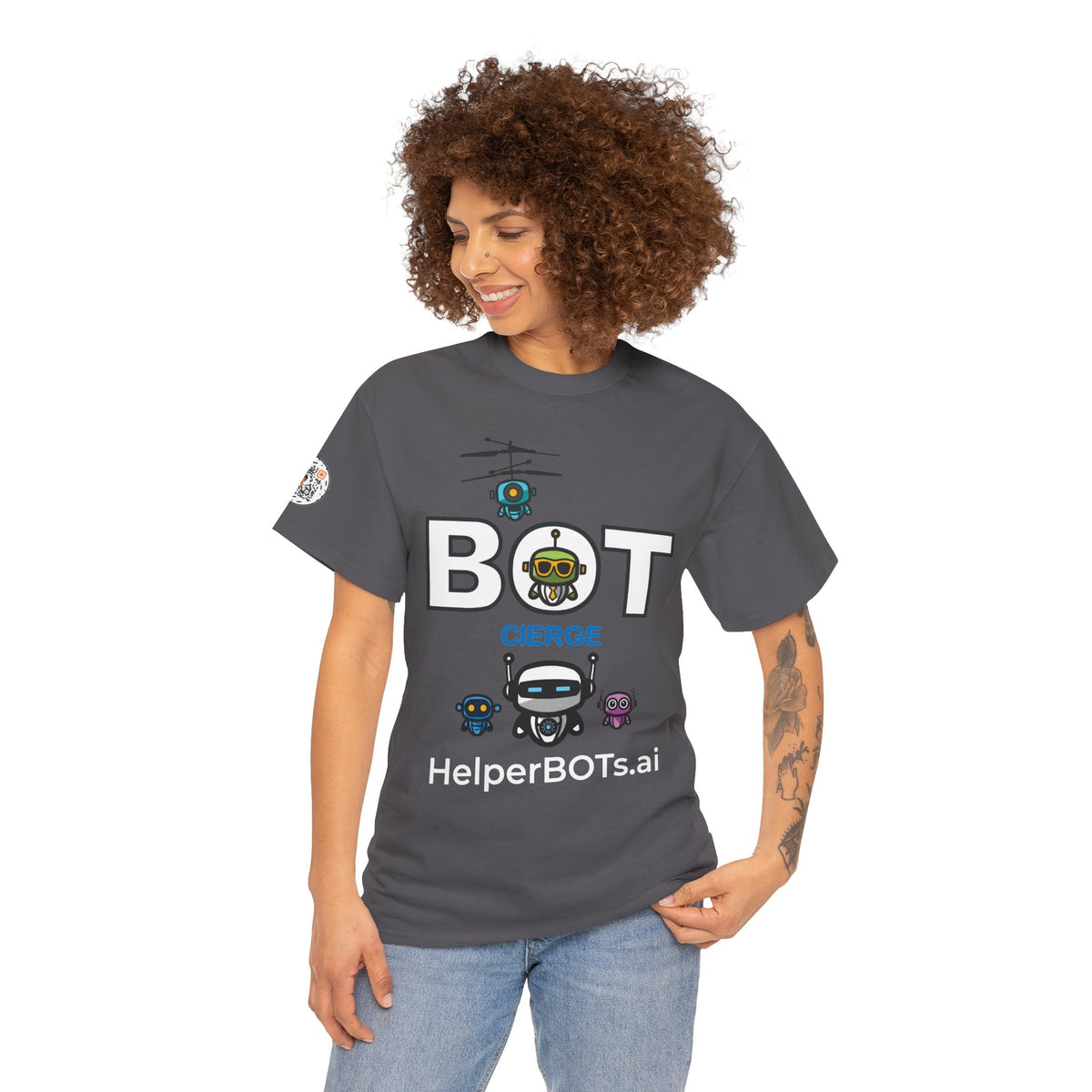 Unisex Logo Heavy Cotton Tee (Dark Edition)