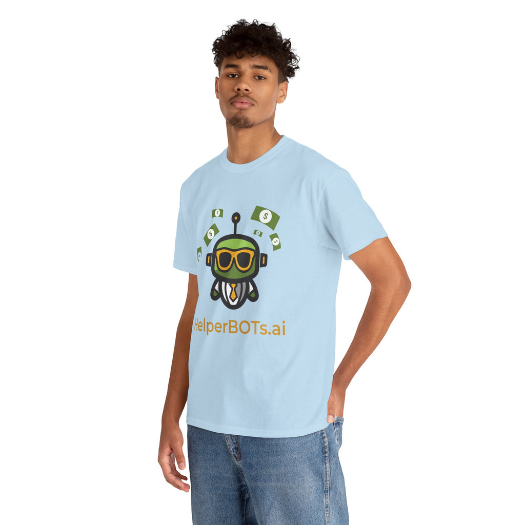 Unisex Financial BOT Heavy Cotton Tee (Light Edition with Gold Print)