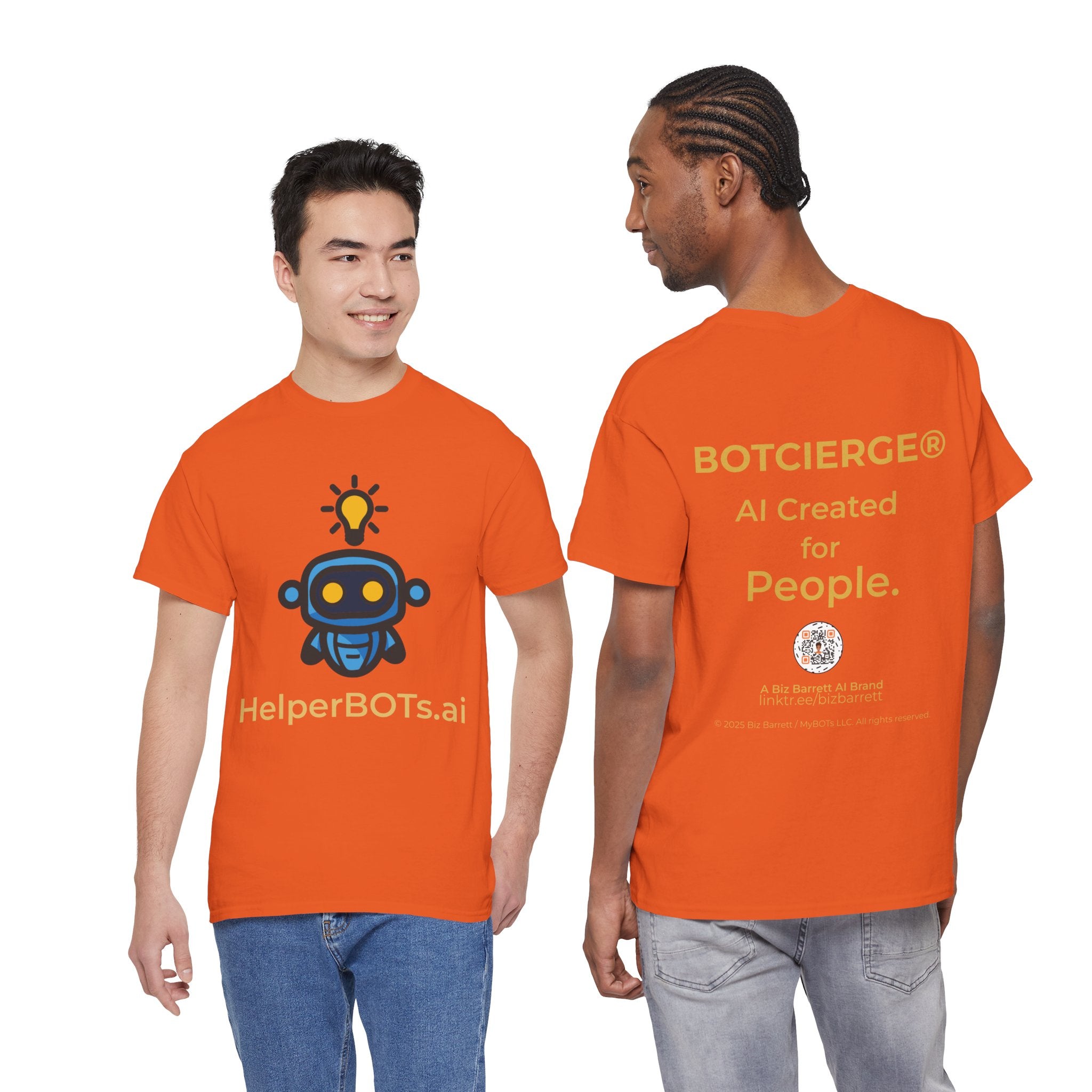 Unisex Personal Development BOT Heavy Cotton Tee (Dark Edition)