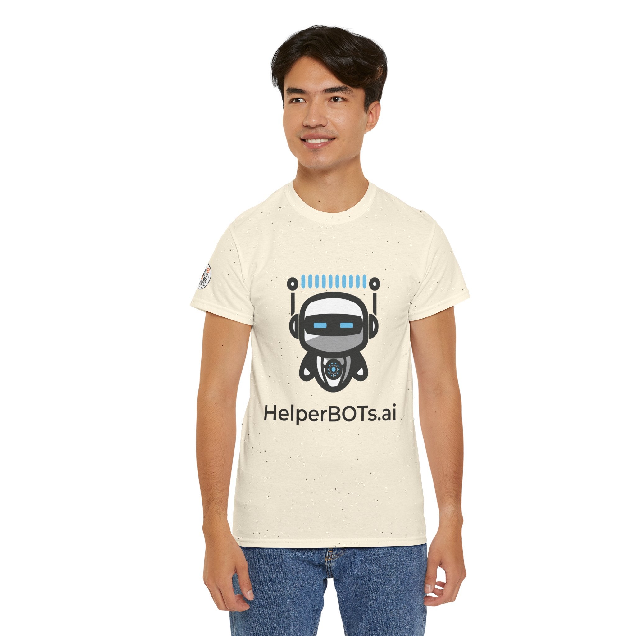 Unisex Productivity BOT Heavy Cotton Tee (Light Edition with Black Print)