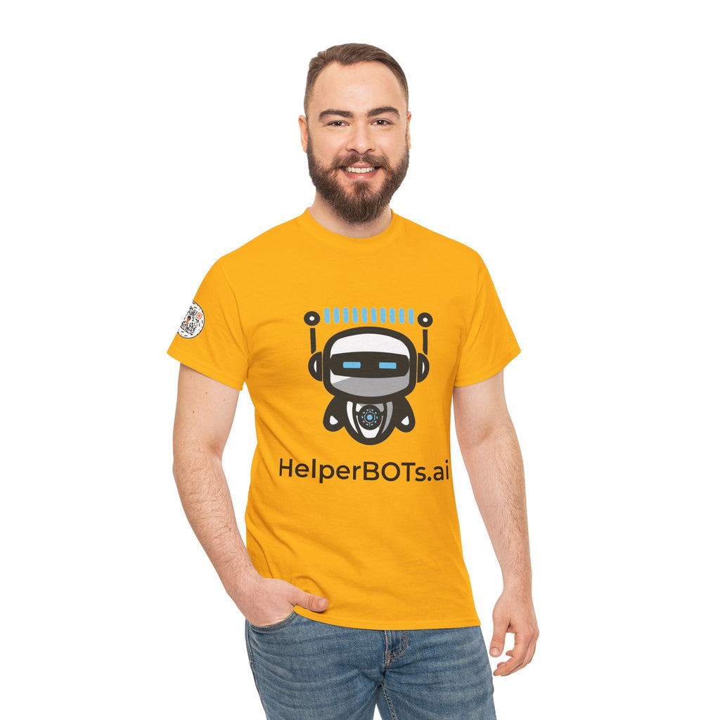 Unisex Productivity BOT Heavy Cotton Tee (Light Edition with Black Print)
