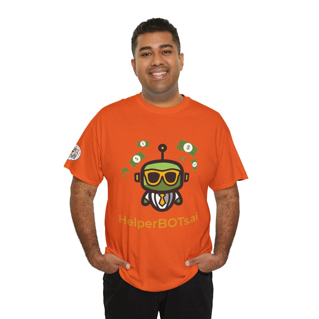 Unisex Financial BOT Heavy Cotton Tee (Light Edition with Gold Print)
