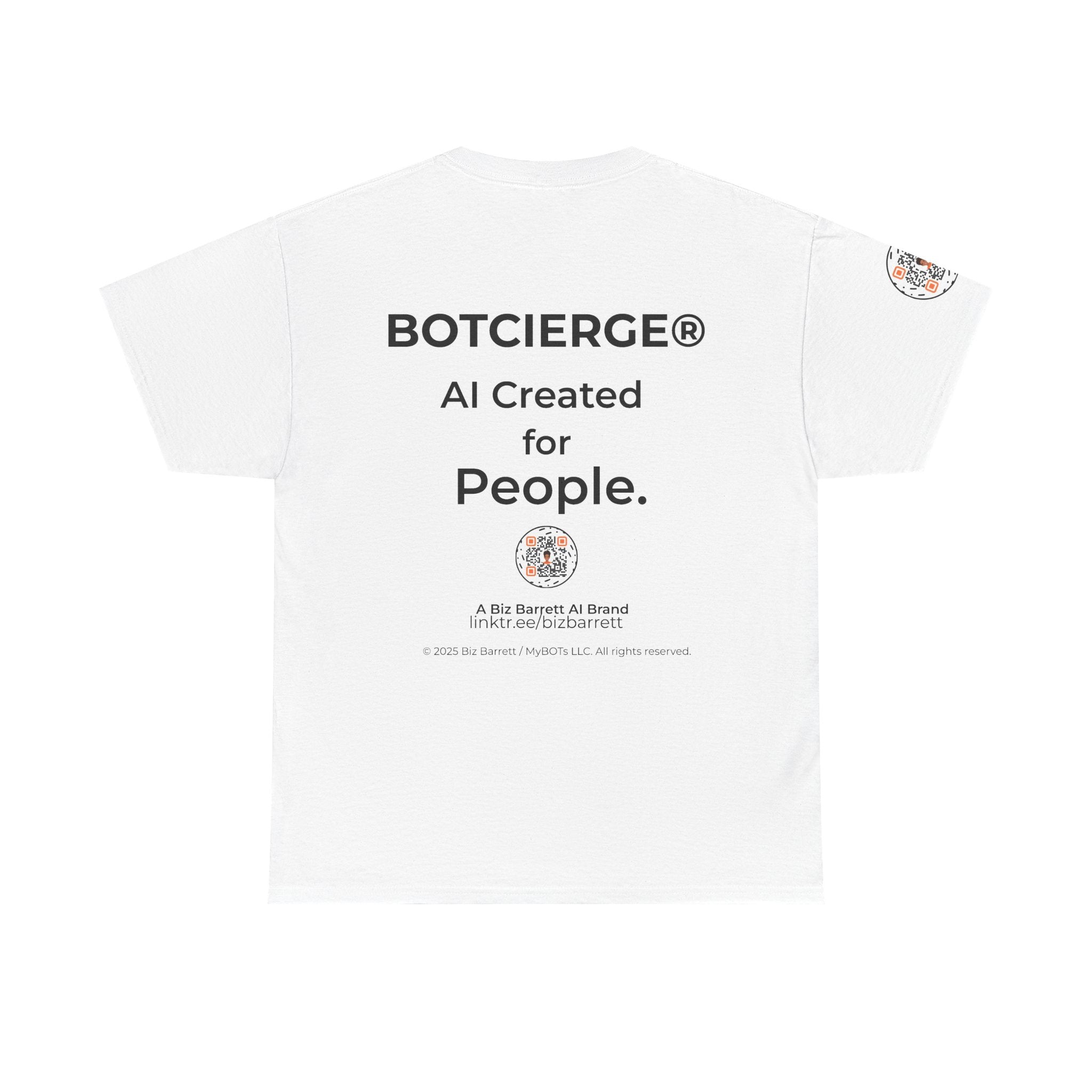 Unisex Security BOT Heavy Cotton Tee (Light Edition with Black Print)