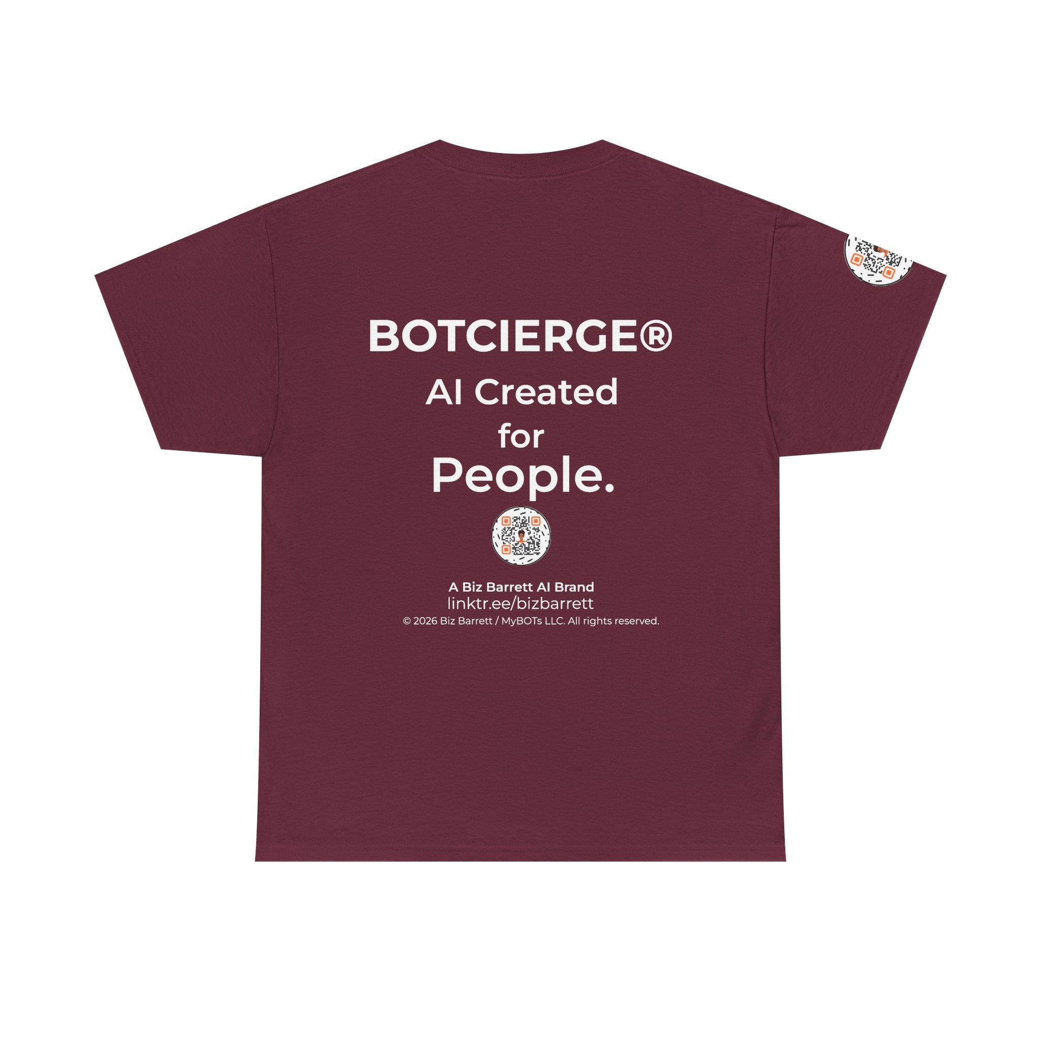 Unisex Medical BOT Heavy Cotton Tee (Dark Edition with White Print)
