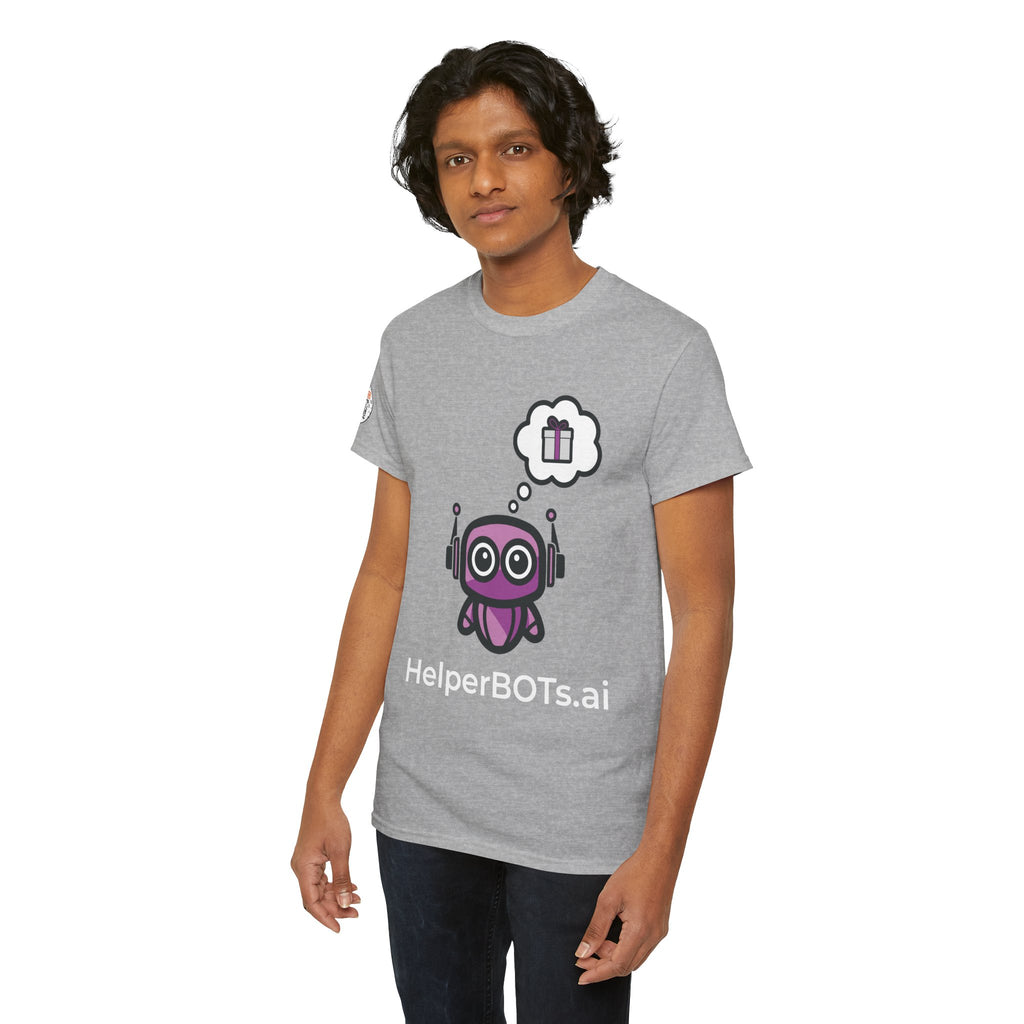 Unisex Love and Relationships BOT Heavy Cotton Tee (Dark Edition with White Print)