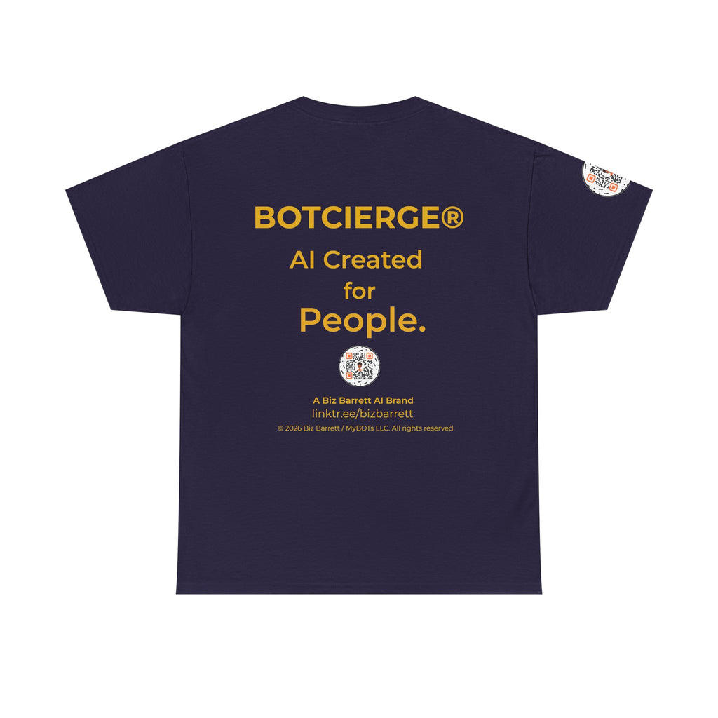 Unisex Education BOT Heavy Cotton Tee (Dark Edition with Gold Print)