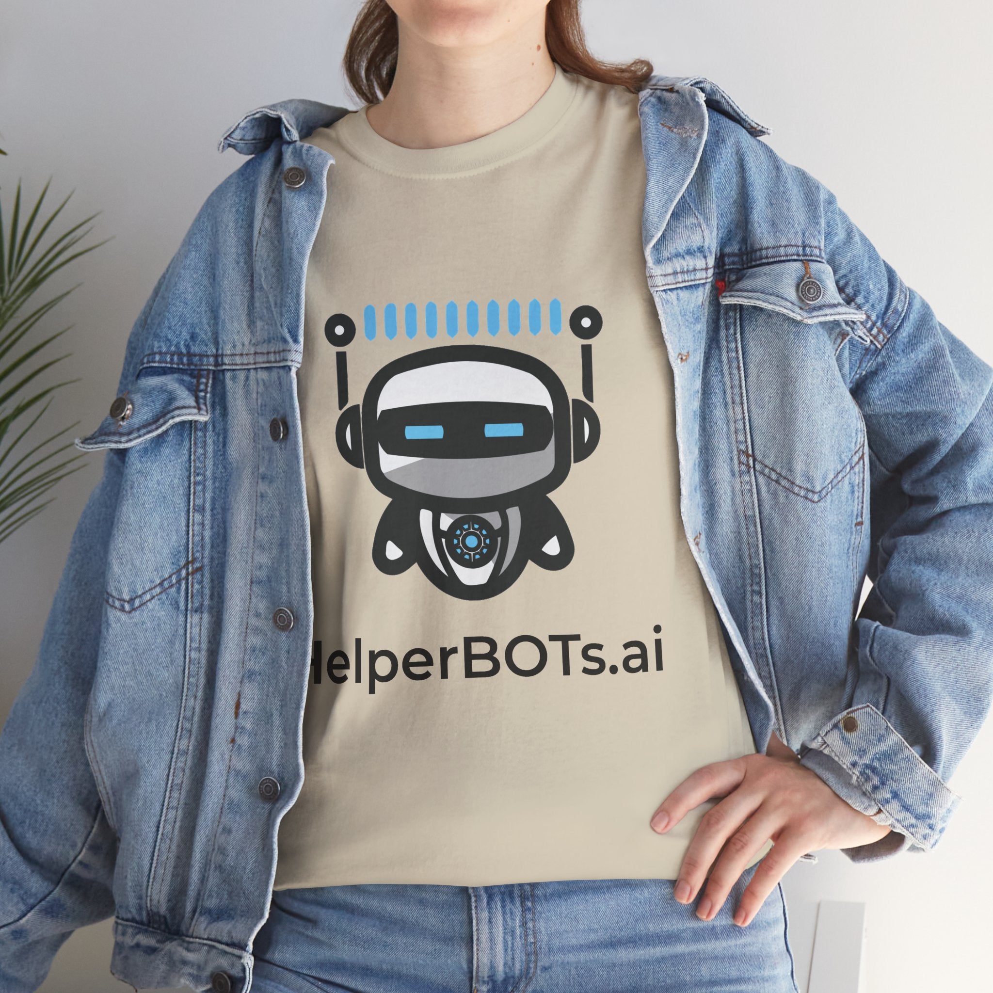 Unisex Productivity BOT Heavy Cotton Tee (Light Edition with Black Print)