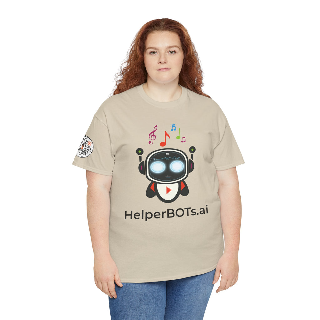 Unisex Music BOT Heavy Cotton Tee (Light Edition with Black Print)