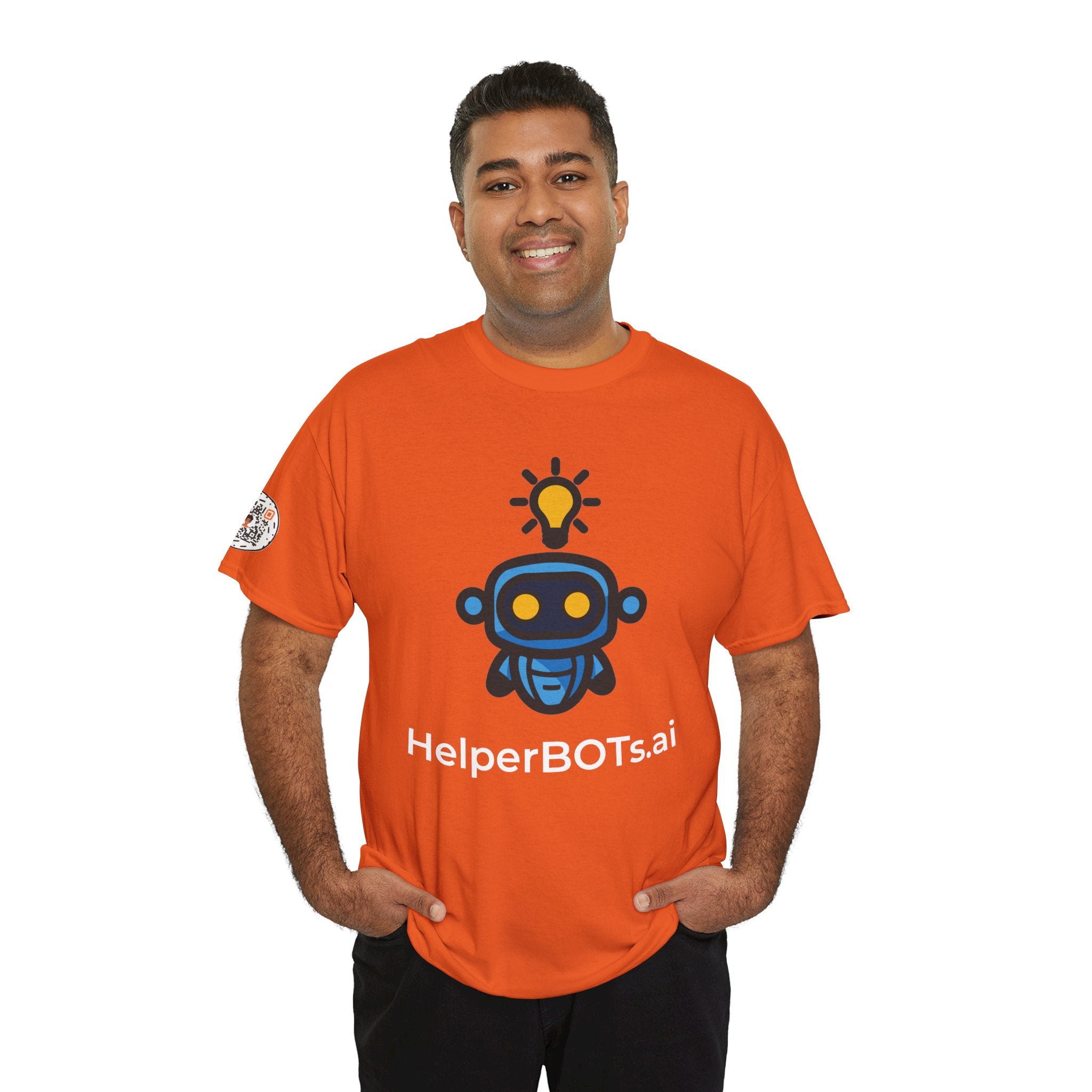Unisex Personal Development BOT Heavy Cotton Tee (Dark Edition with White Print)