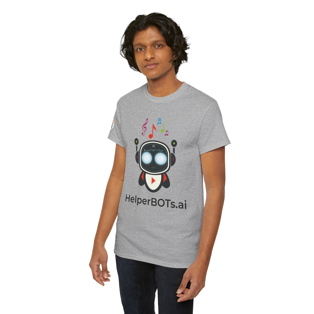 Unisex Music BOT Heavy Cotton Tee (Light Edition with Black Print)