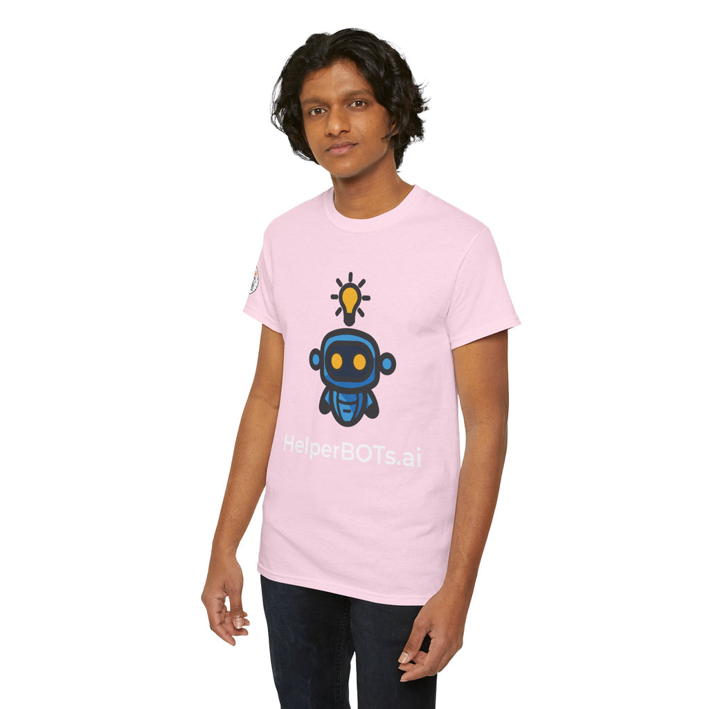 Unisex Personal Development BOT Heavy Cotton Tee (Dark Edition with White Print)