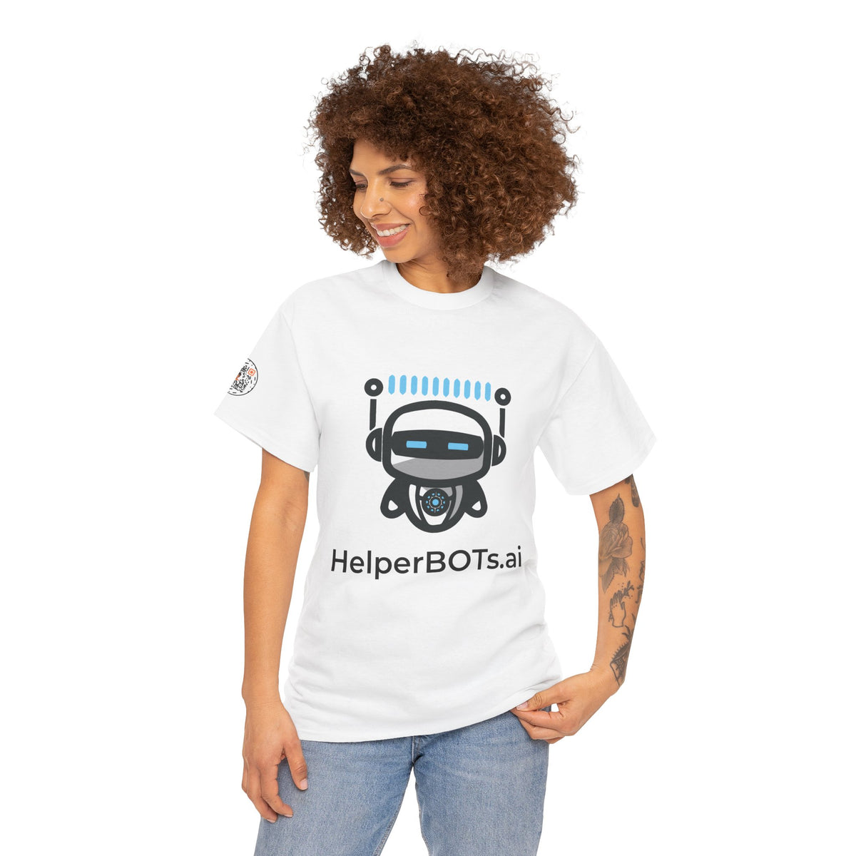 Unisex Productivity BOT Heavy Cotton Tee (Light Edition with Black Print)