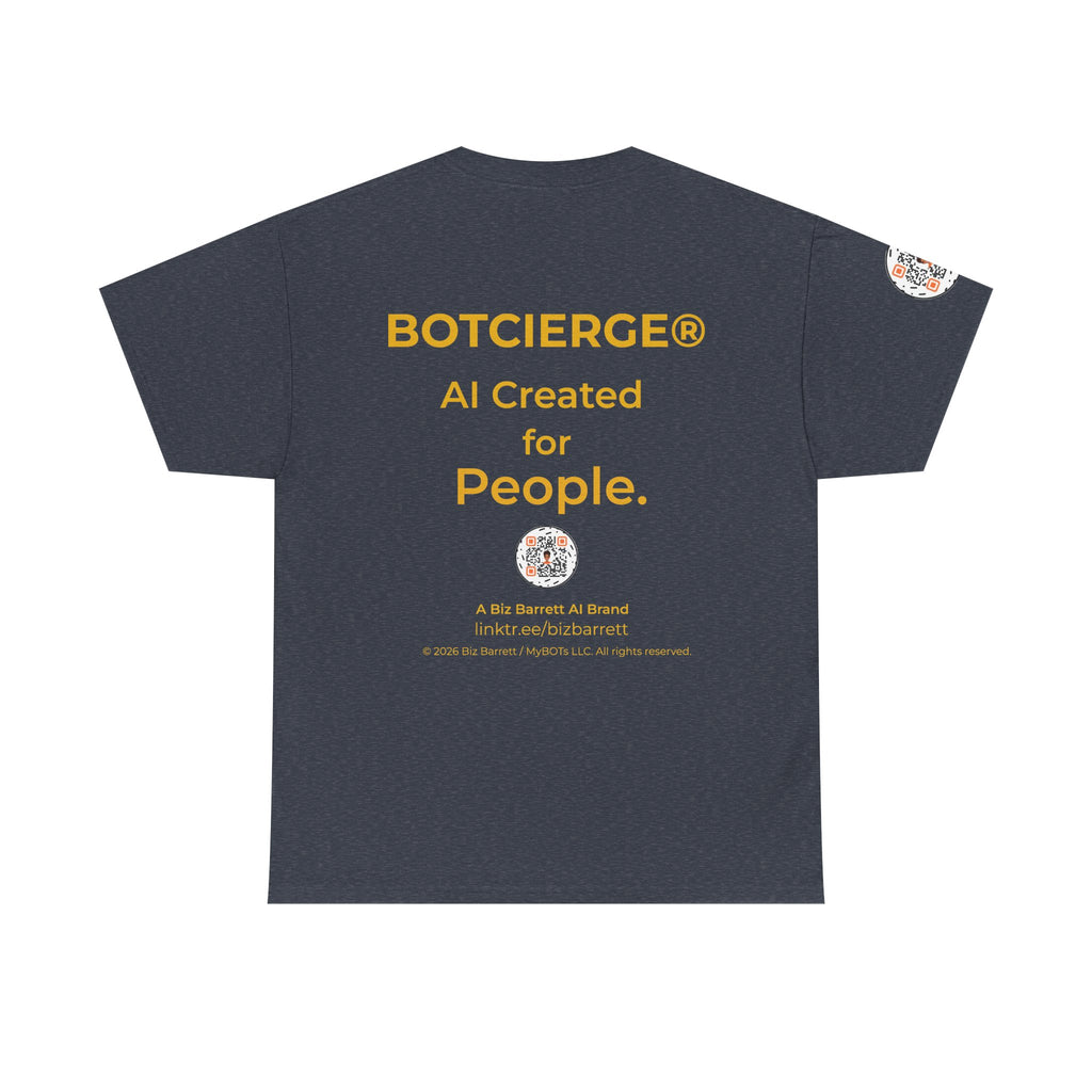 Unisex Education BOT Heavy Cotton Tee (Dark Edition with Gold Print)