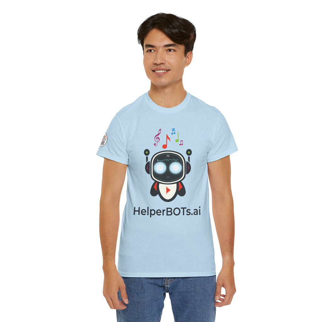 Unisex Music BOT Heavy Cotton Tee (Light Edition with Black Print)