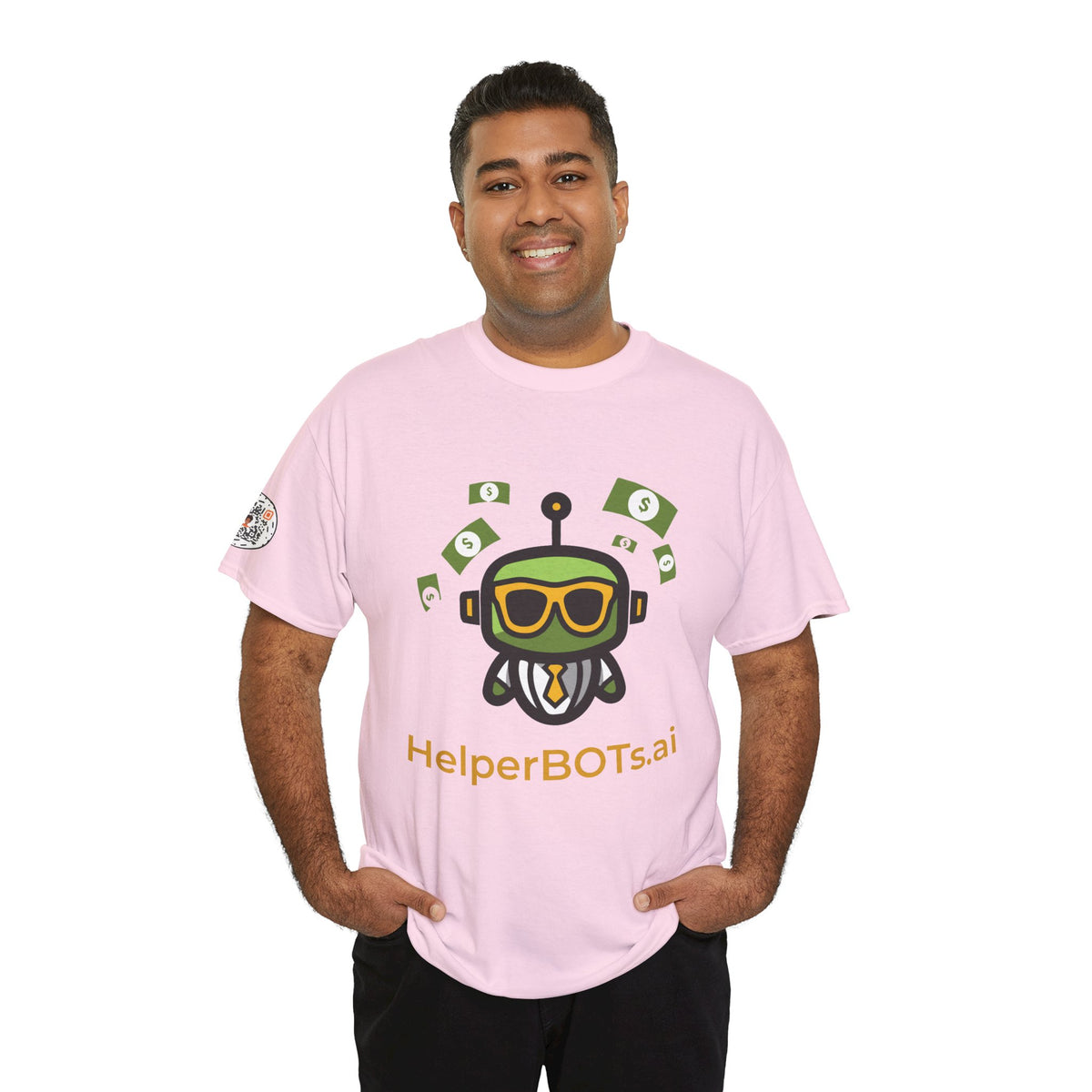 Unisex Financial BOT Heavy Cotton Tee (Light Edition with Gold Print)