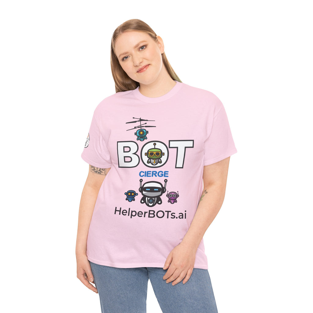 Unisex Logo Heavy Cotton Tee (Light Edition with Black Print)
