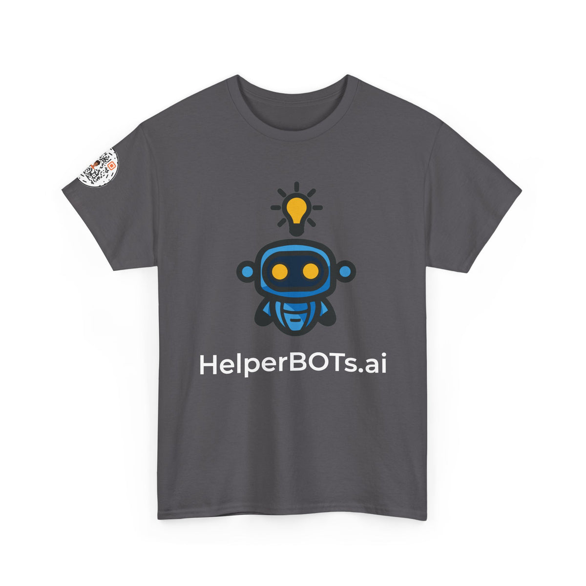 Unisex Personal Development BOT Heavy Cotton Tee (Dark Edition with White Print)