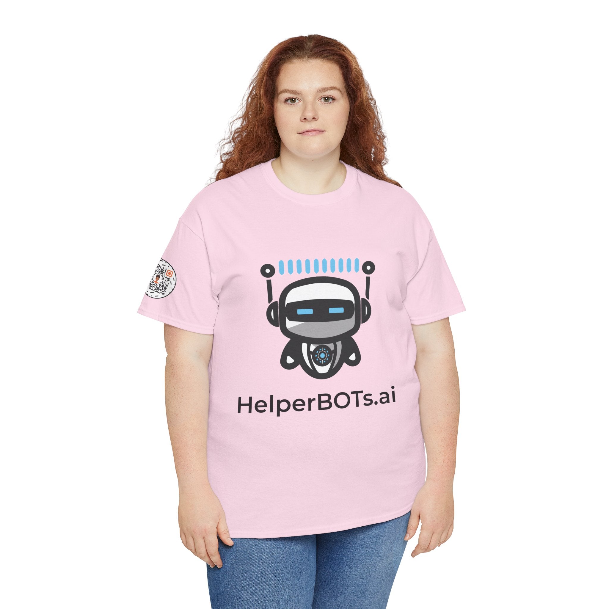 Unisex Productivity BOT Heavy Cotton Tee (Light Edition with Black Print)