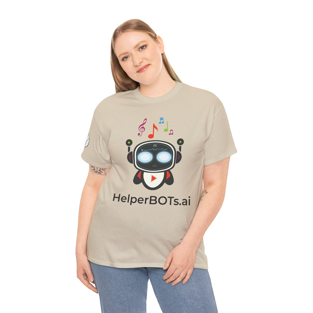 Unisex Music BOT Heavy Cotton Tee (Light Edition with Black Print)