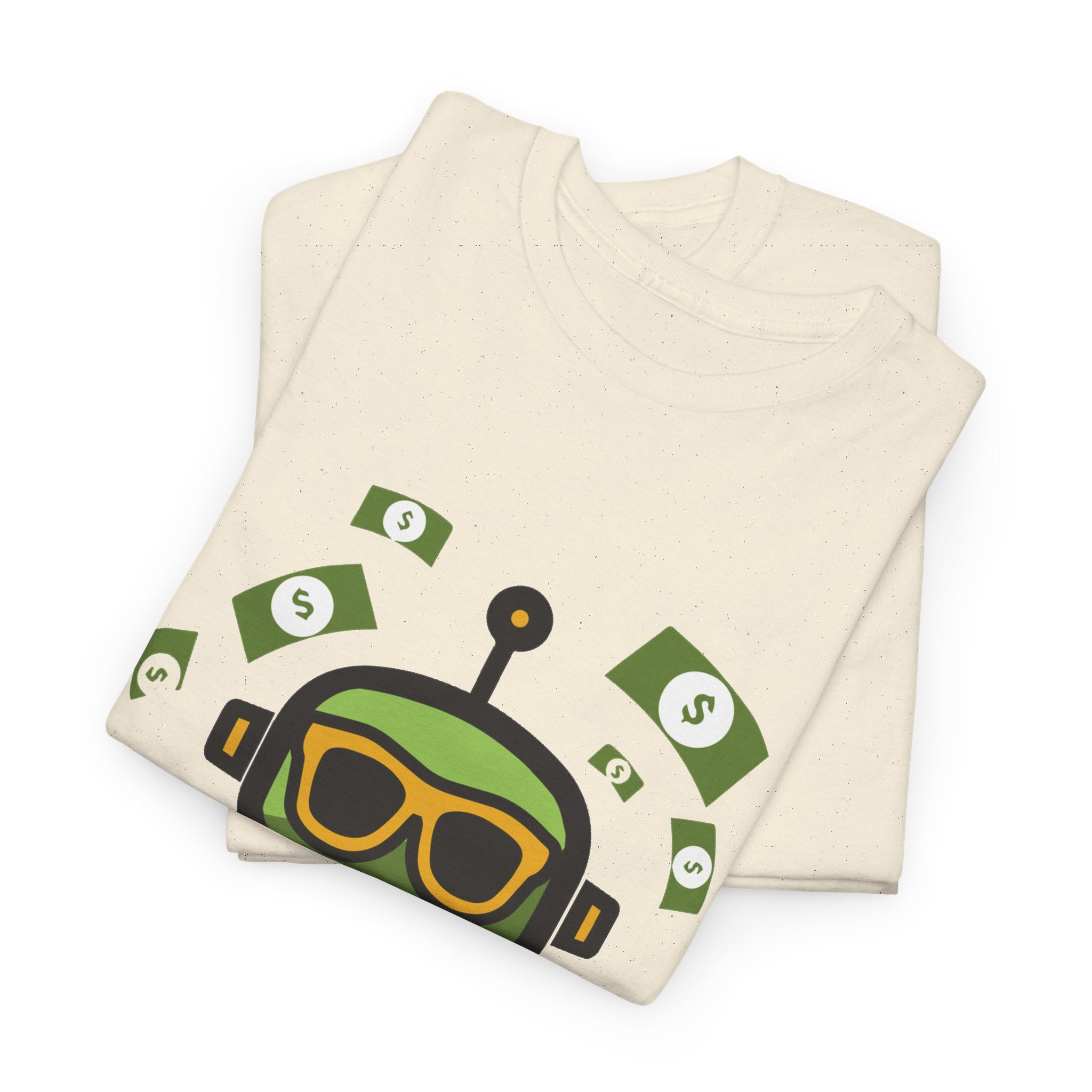 Unisex Financial BOT Heavy Cotton Tee (Light Edition with Gold Print)