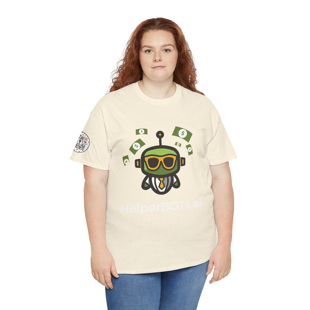 Unisex Financial BOT Heavy Cotton Tee (Dark Edition with White Print)