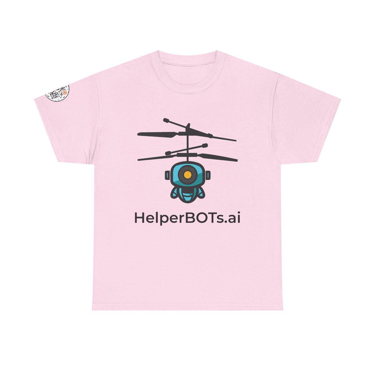 Unisex Security BOT Heavy Cotton Tee (Light Edition with Black Print)
