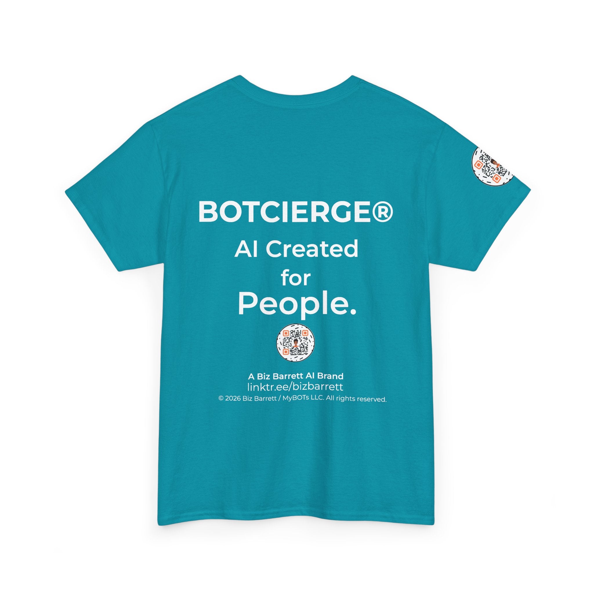 Unisex Medical BOT Heavy Cotton Tee (Dark Edition with White Print)