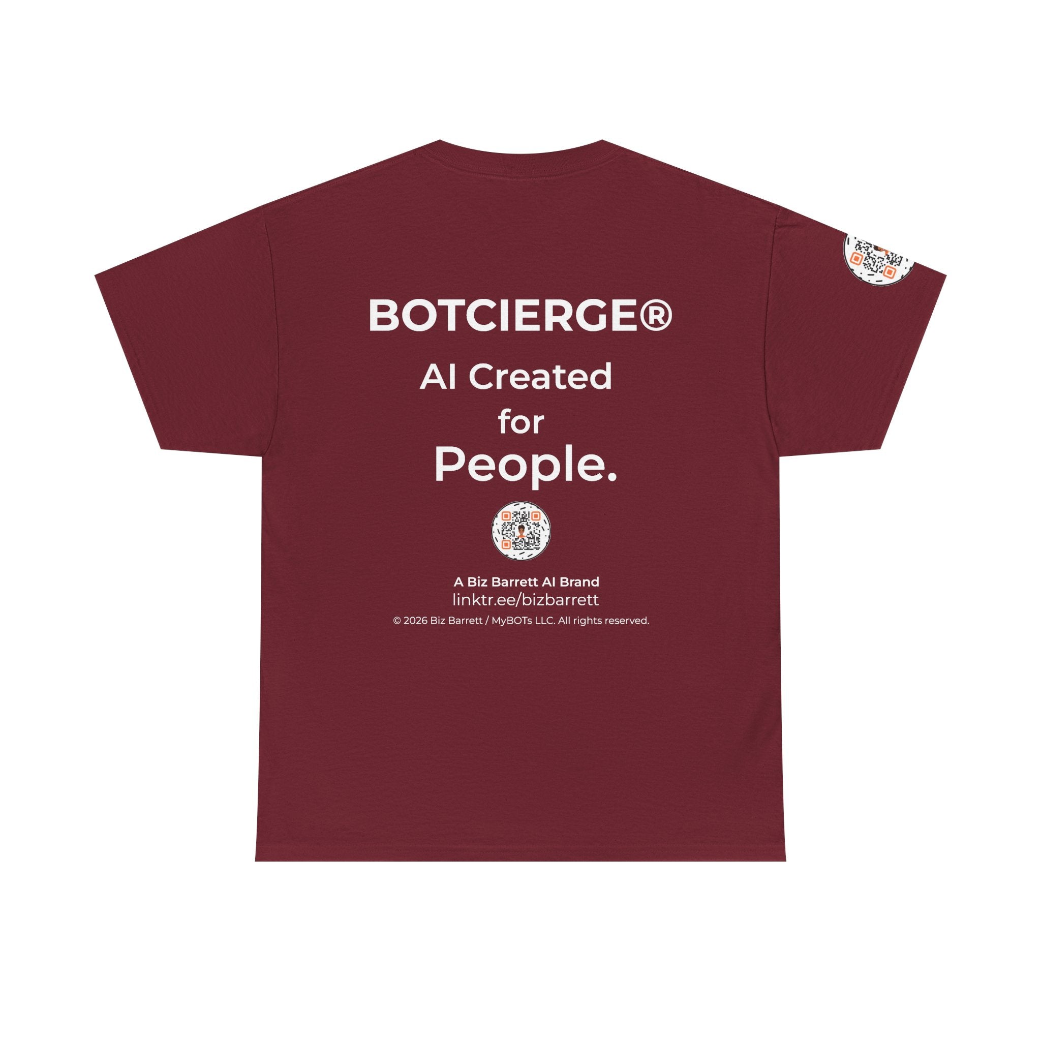 Unisex Music BOT Heavy Cotton Tee (Dark Edition with White Print)