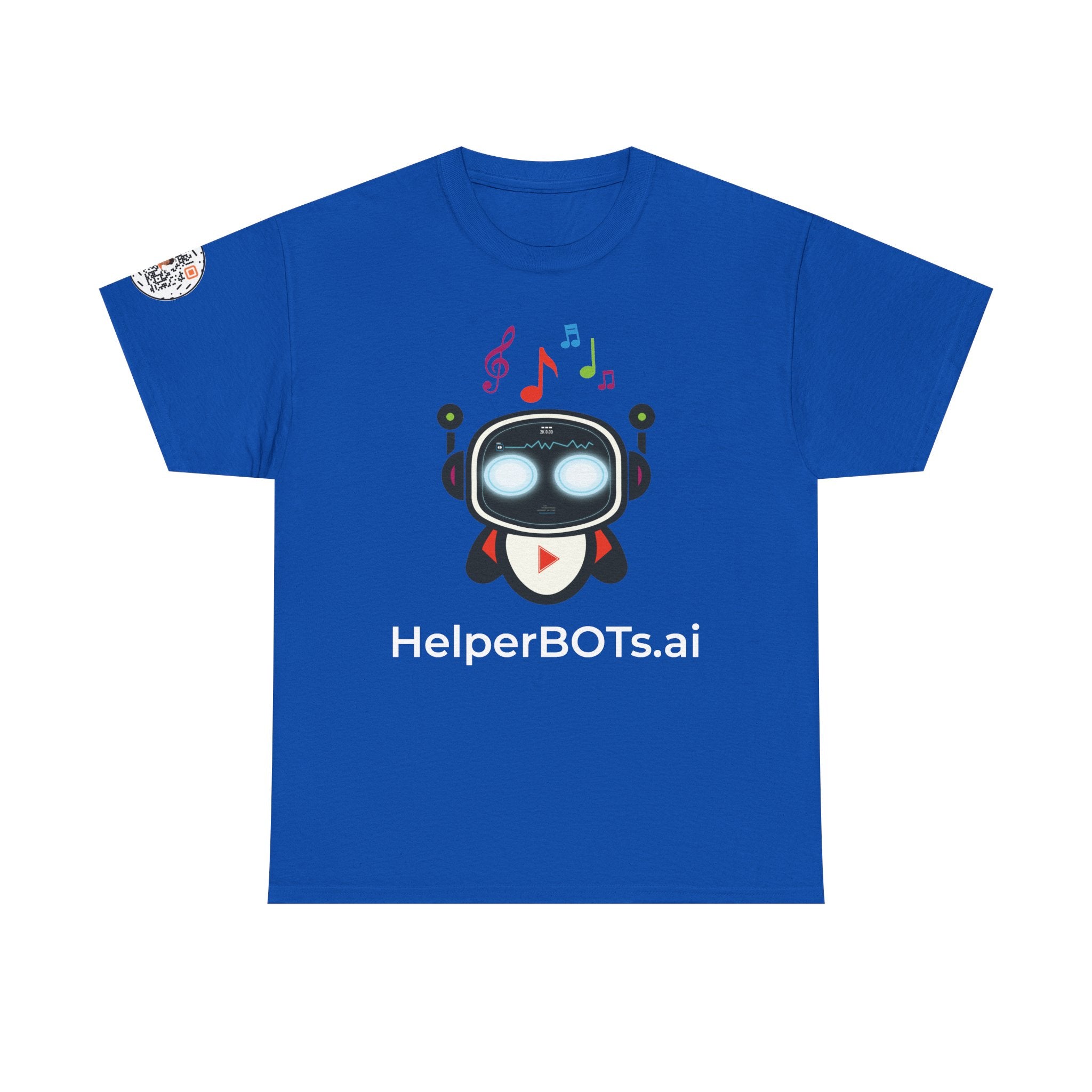 Unisex Music BOT Heavy Cotton Tee (Dark Edition with White Print)