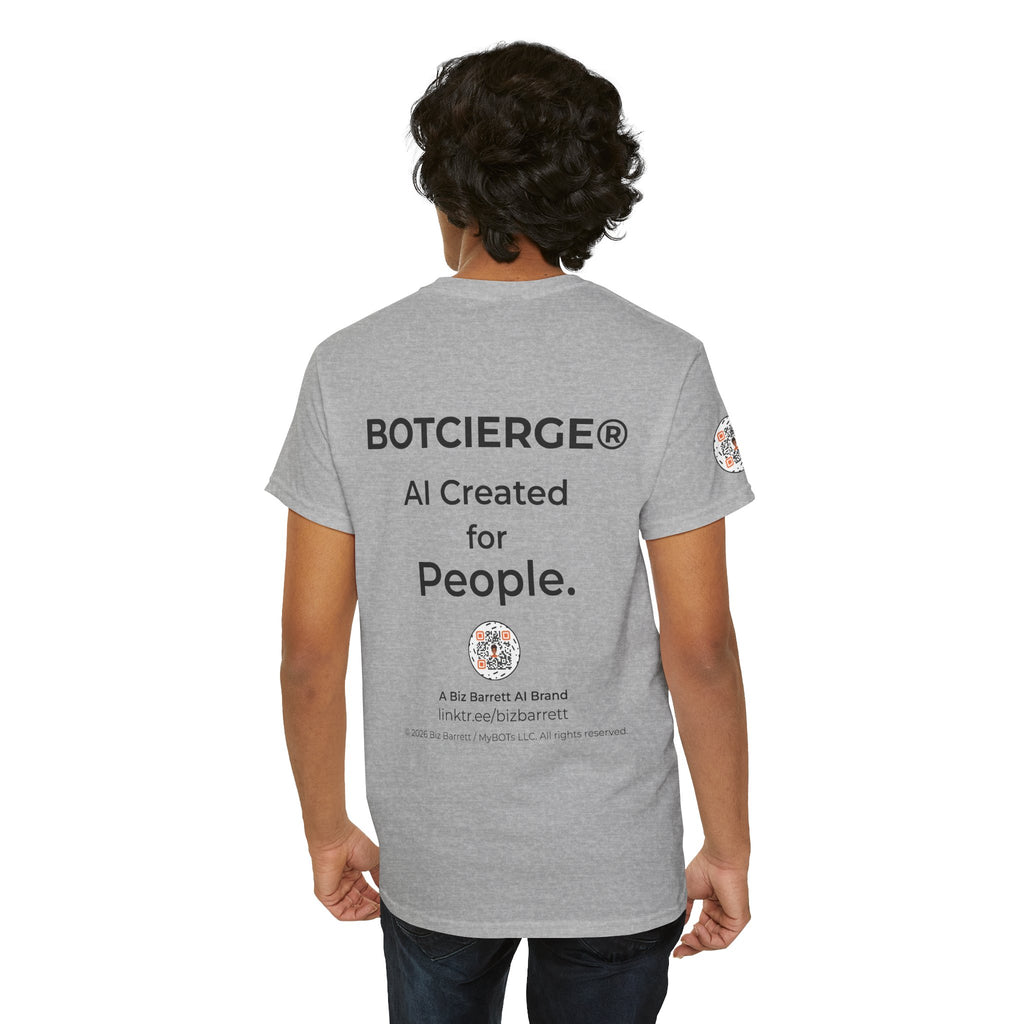 Unisex Personal Development BOT Heavy Cotton Tee (Light Edition with Black Print)