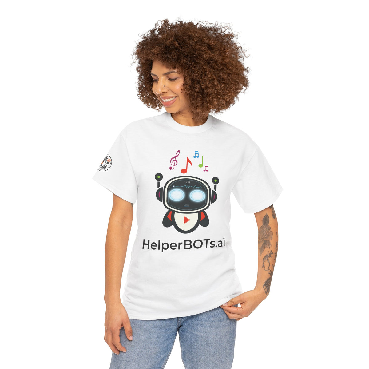 Unisex Music BOT Heavy Cotton Tee (Light Edition with Black Print)