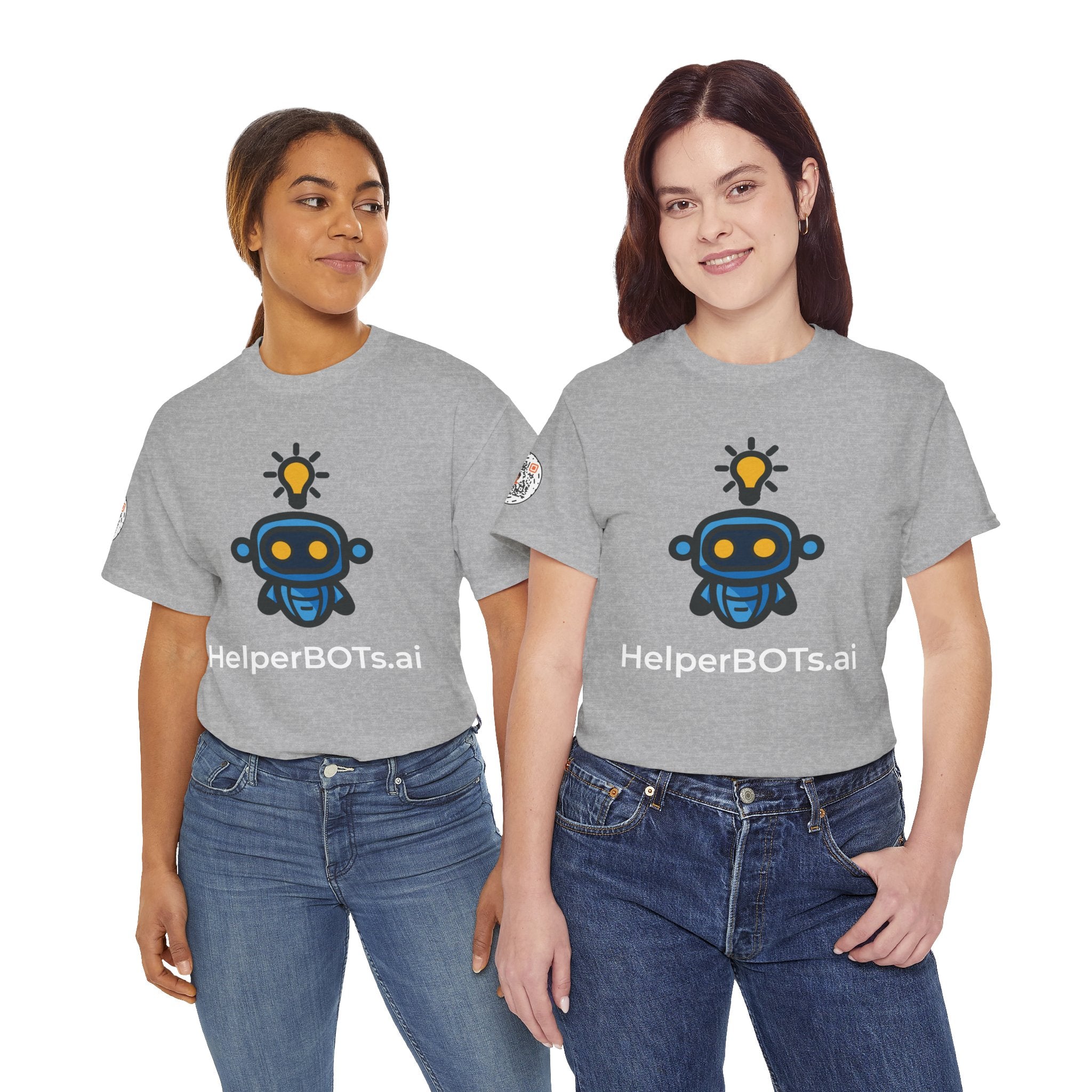 Unisex Personal Development BOT Heavy Cotton Tee (Dark Edition with White Print)