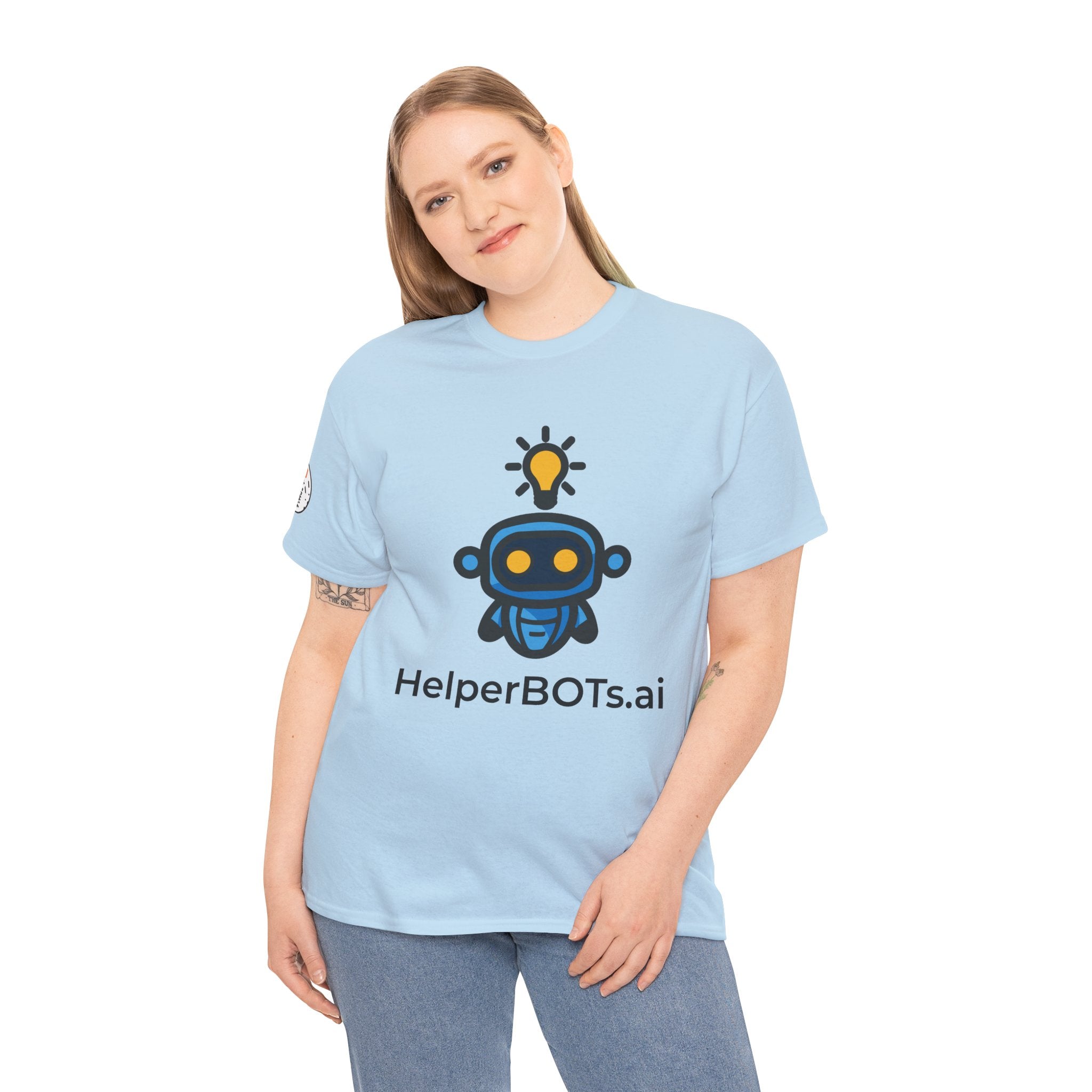 Unisex Personal Development BOT Heavy Cotton Tee (Light Edition with Black Print)