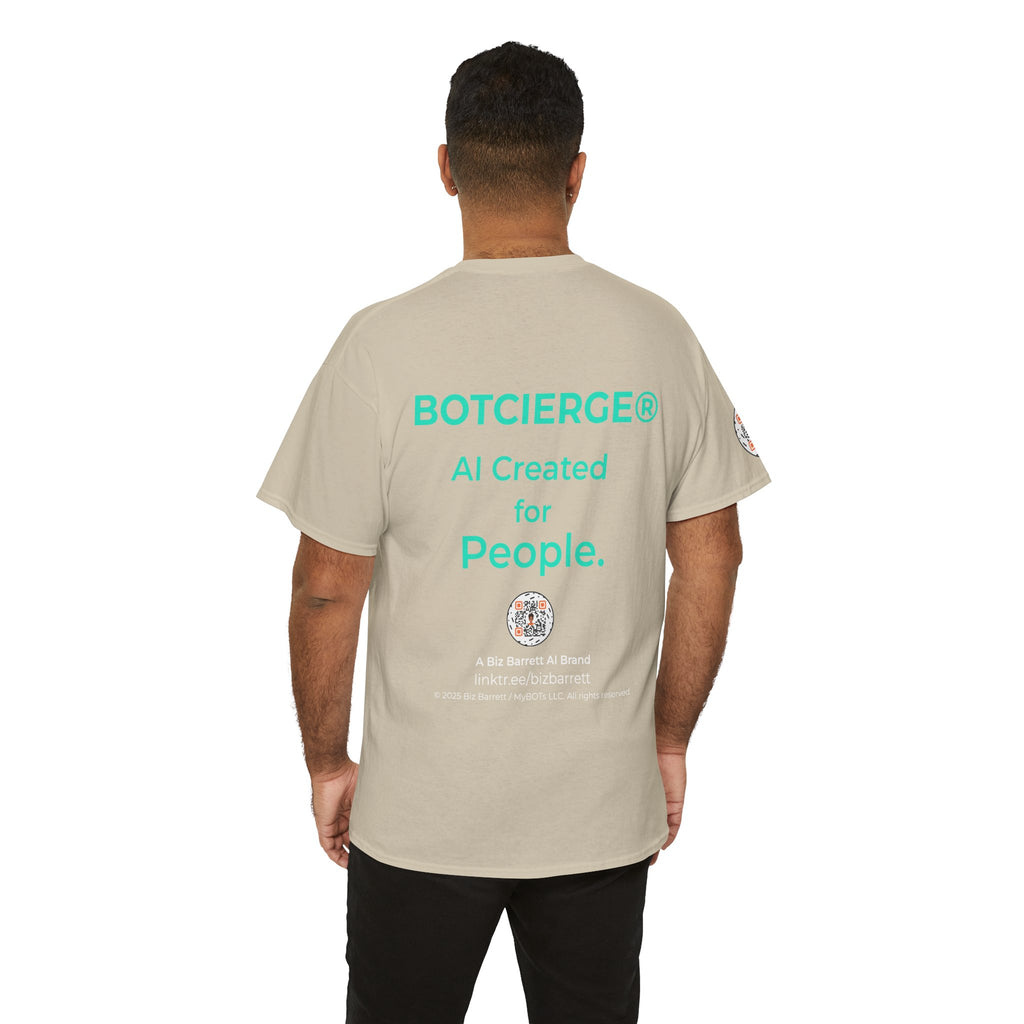 Unisex RememBOT™ Heavy Cotton Tee (Light Edition with White Lettering)