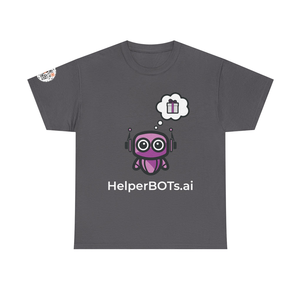 Unisex Love and Relationships BOT Heavy Cotton Tee (Dark Edition with White Print)