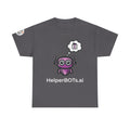 Unisex Love and Relationships BOT Heavy Cotton Tee (Dark Edition with White Print)
