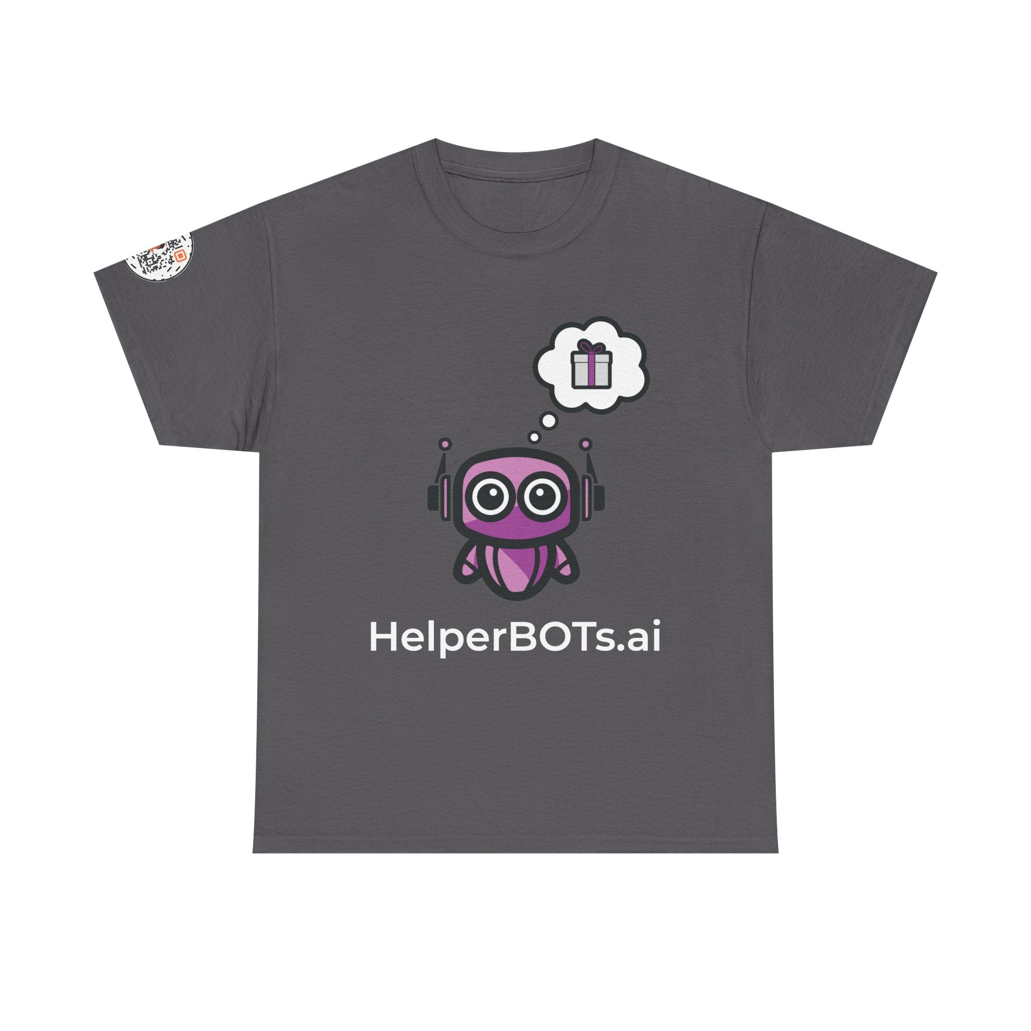 Unisex Love and Relationships BOT Heavy Cotton Tee (Dark Edition with White Print)