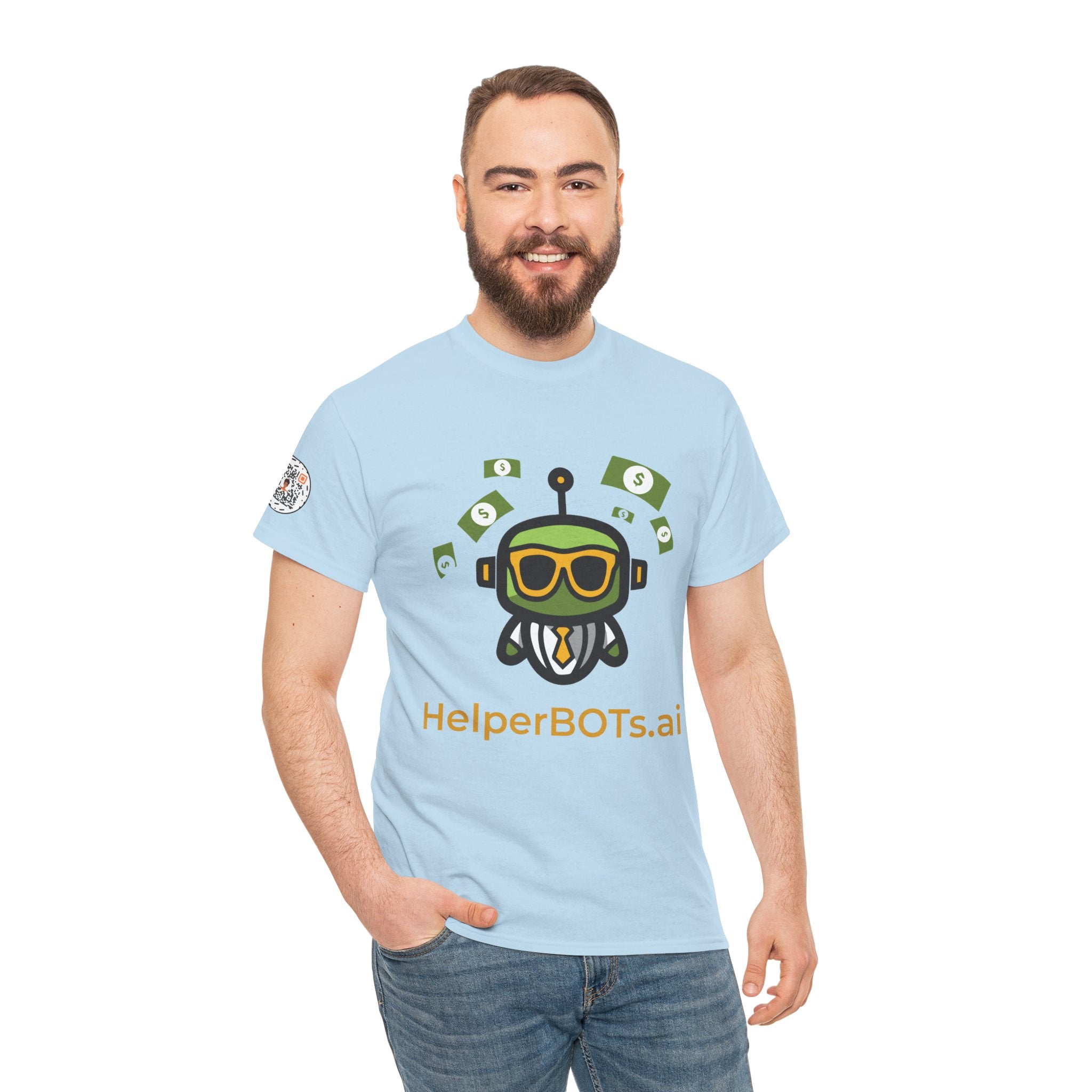 Unisex Financial BOT Heavy Cotton Tee (Light Edition with Gold Print)