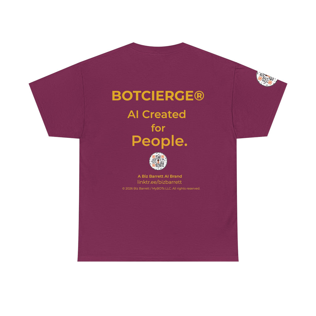 Unisex Education BOT Heavy Cotton Tee (Dark Edition with Gold Print)