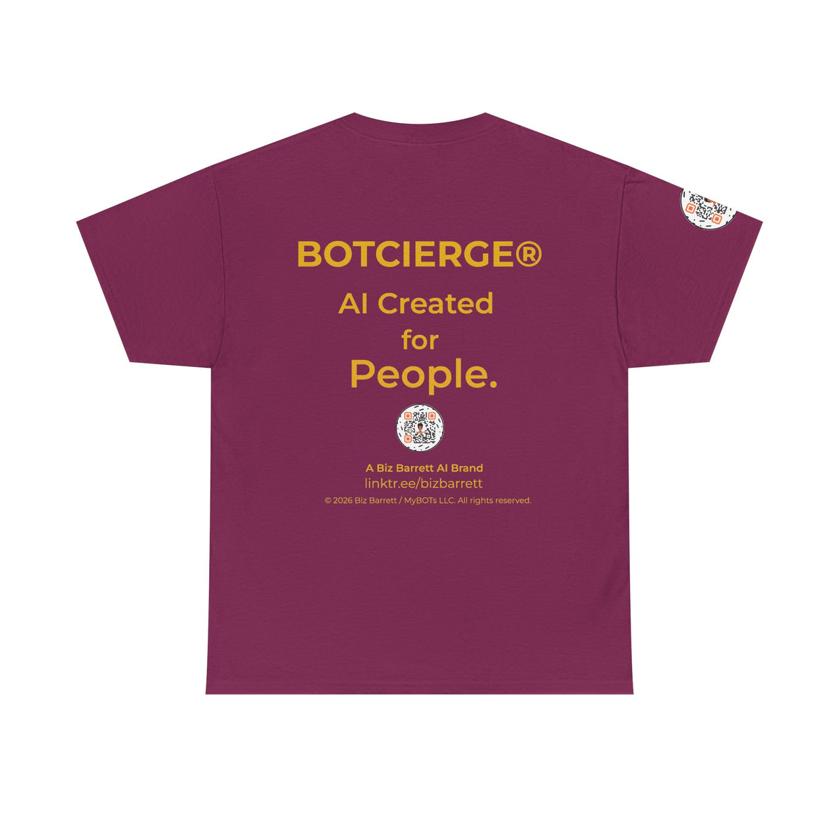 Unisex Education BOT Heavy Cotton Tee (Dark Edition with Gold Print)