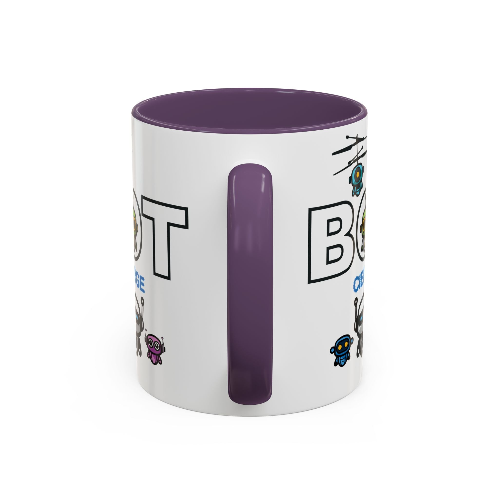 Logo Accent Coffee Mug (11, 15oz) (Light Edition with Black Print)