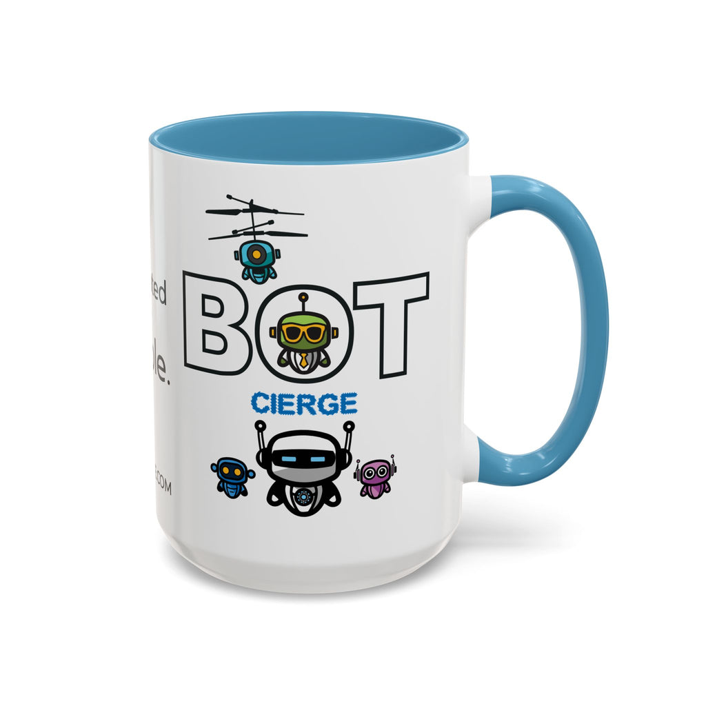 Logo Accent Coffee Mug (11, 15oz) (Light Edition with Black Print)