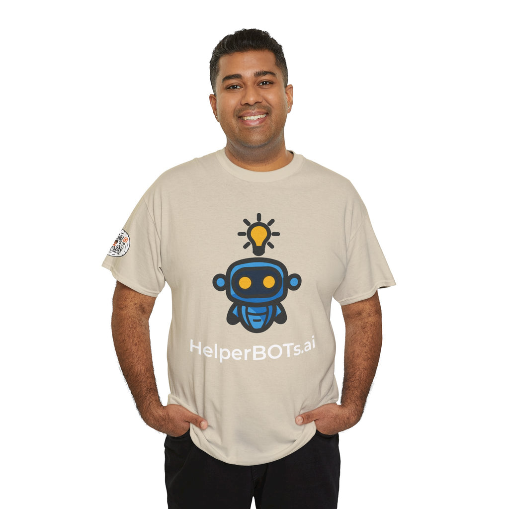 Unisex Personal Development BOT Heavy Cotton Tee (Dark Edition with White Print)
