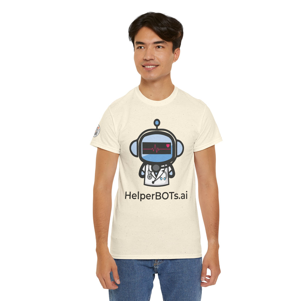 Unisex Medical BOT Heavy Cotton Tee (Light Edition with Black Print)